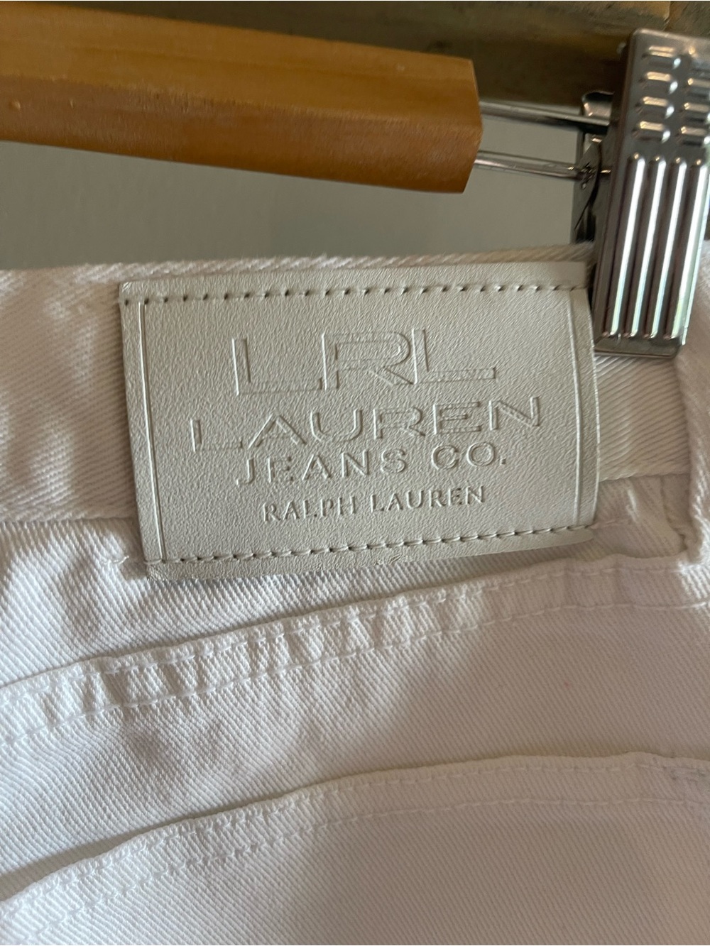 Ralph Lauren  White Denim Pencil Skirt size 6 - Picture 5 of 5